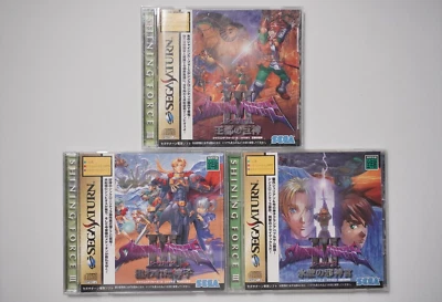 Sega Saturn Shining Force III 3 Senario 1 2 3 V-g Japan Import SS game US Seller - Image 1 of 4
