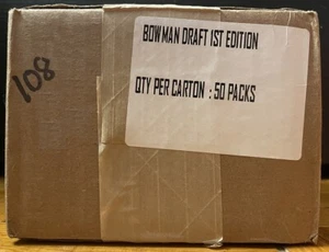2021 BOWMAN DRAFT BASEBALL 1st EDITION 50 PACK FACTORY SEALED NO-FRILLS BOX - Picture 1 of 3