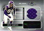 2002 Donruss Classics New Millennium Classics Vikings Card #NM14 Cris Carter/400