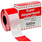 Kelmaplast Absperrband, ohne Aufdruck, rot/weiß, 100 m 1000012 (Flatterband)