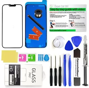 Kit de reemplazo de lentes de vidrio exterior con pantalla frontal para Apple iPhone 13/iPhone 13 Pro - Imagen 1 de 12