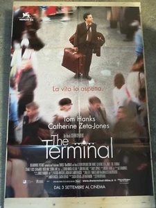 THE TERMINAL Manifesto Film 2F Poster Originale Cinema 100x140 HANKS SPIELBERG - Imagen 1 de 1