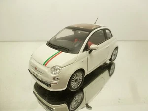 HONGWELL FIAT 500 TRICOLORE STRIPE - WHITE 1:24 - GOOD CONDITION - Picture 1 of 6