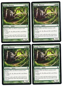 * * 4x Jungle Weaver x4 * * Shards of Alara MTG VLP-NM - Picture 1 of 1
