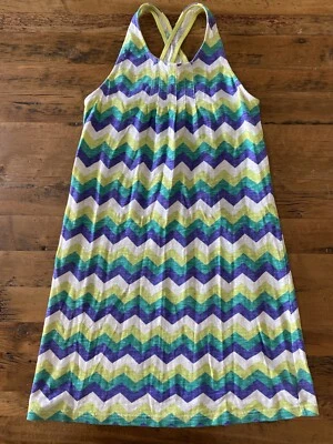 Morgan & Milo Garnett Hill Girls Size 10 Chevron Print Criss Cross Back Sundress - Image 1 of 4