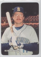 1987 Mother's Cookies Seattle Mariners Stadium Giveaway Bob Kearney #12