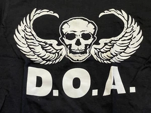 D.O.A. skull Youth Large Shirt official punk hardcore dead kennedys snfu tsol - Picture 1 of 3