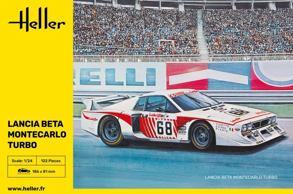 1/24 Modello Lancia Beta Montecarlo Turbo - HELLER 80741 - Immagine 1 di 2