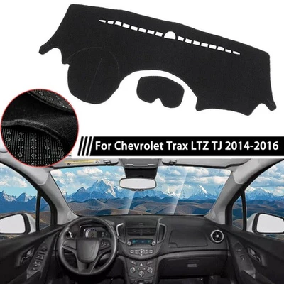 For Chevrolet Trax 2014-2016 black Dashboard Cover Dashmat Dash Anti-Sun Mat Pad Foto 1 de 4