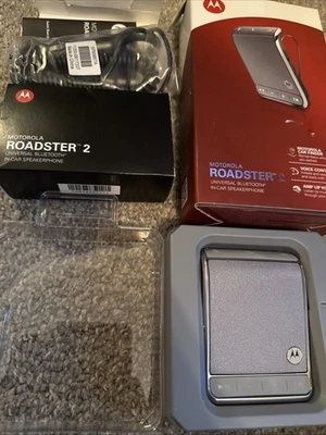 Motorola Roadster 2 Portable Wireless Bluetooth In-Car Speakerphone NEW Open Box - image 1 of 4