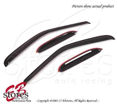 Deflector de visera de ventilación de canal de salida teñido de humo 4 piezas Ford F-150 SuperCab 1997-2003 Foto 1 de 4