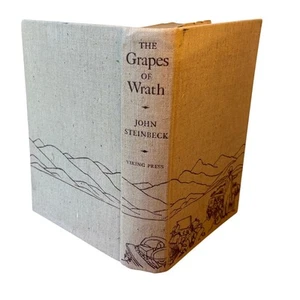 The Grapes of Wrath 1st Edition 8th Printing August 1939 No DJ - Picture 1 of 13