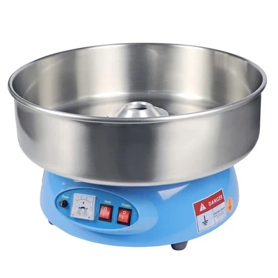 PartyHut Compact Commercial Cotton Candy Machine Party Candy Floss Maker Blue - Image 1 of 4