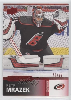 2019-20 Upper Deck Overtime Red Foil /99 Petr Mrazek #30 - Image 1 of 2
