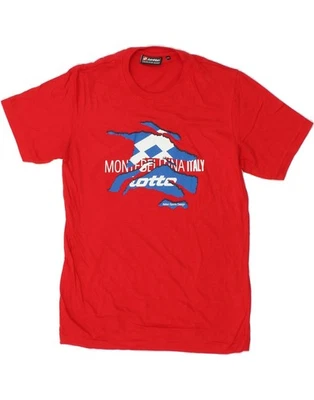 LOTTO Boys Graphic T-Shirt Top 15-16 Years 2XL Red Cotton BA01 - Image 1 of 3