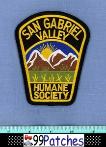 Patch spalla polizia SAN GABRIEL VALLEY UFFICIALE UMANO K9 CALIFORNIA CANE GATTO 3E - Foto 1 di 1