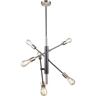 Artcraft Lighting AC11252NB Truro Pendant Black and Brushed Nickel - Image 1 of 4