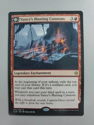 MTG Vance's Blasting Cannons Ixalan Regular Rare - Image 1 of 2