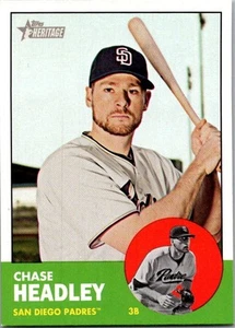 2012 Topps Heritage #110 Chase Headley - Picture 1 of 2