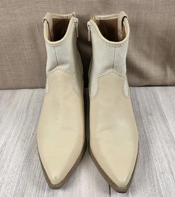 Universal Thread Kay Botas Mujer 7 Pull On Western Tacones Punta Botín Crema Foto 1 de 4