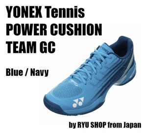 YONEX Tennis Shoes POWER CUSHION TEAM GC SHTTGC 524 Blue / Navy - Picture 1 of 10