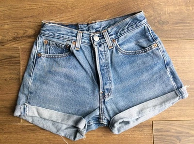 Vintage 90s LEVI'S 501 Cut Off Shorts | W27 |  Made in USA - Image 1 of 4
