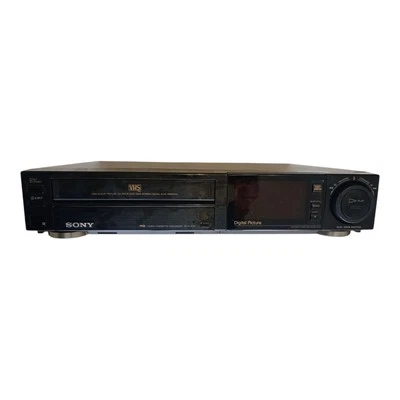 *HH* Raro Videoregistratore VHS Sony SLV 474 Video Cassette Nastri + Telecomando - Immagine 1 di 4