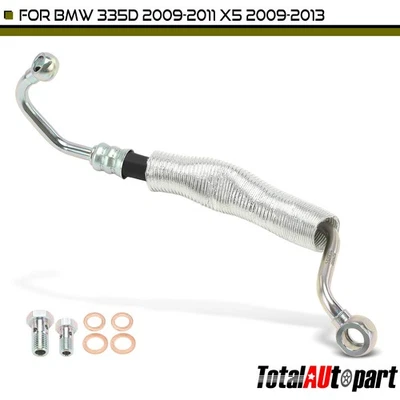 Nueva línea de aceite de turbocompresor Tee To Turbocompresor (baja presión) para BMW 335d 09-11 Foto 1 de 4