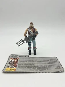 Figurina vintage Gi Joe Cobra ARAH Dreadnok chiave di scimmia 1986 completa 100% - Foto 1 di 3