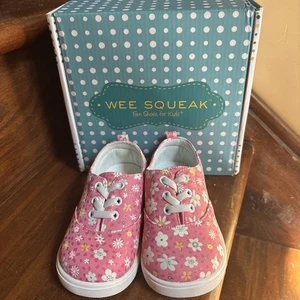 Wee Step Original Sneaker/Schuhe rosa fuchsia Blumen Größe 10 Kleinkind - Bild 1 von 7