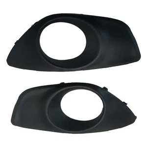 For Hyundai Santa Fe Front Bumper Fog Frames Pair Compatible with Years 10 12 - Picture 1 of 8
