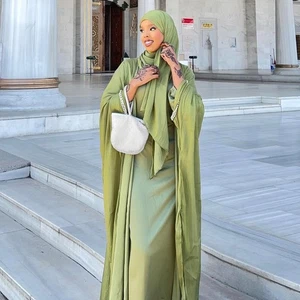 Modest Abaya Women Muslim Open Cardigan Long Robes Turkey Islamic Kimono Dresses - Picture 1 of 42