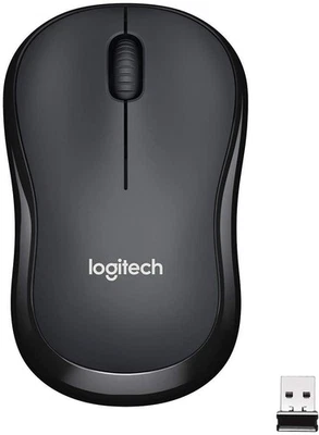Logitech M220 SILENT Wireless Mouse, 2.4 GHz with USB Receiver, 1000 DPI Optical - Image 1 of 4