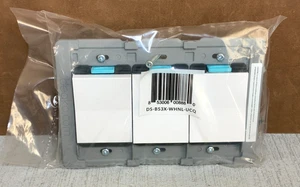Interruptor basculante simple placa posterior de 3 velocidades DEAKO DS-BS3X-WHNL-UCQ ~ Sin placa frontal Nuevo en paquete - Imagen 1 de 4