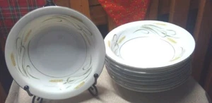 Vintage Harvest Pattern Summit Porzellan Japan Dessertschalen Set 8 5 1/2" - Bild 1 von 3