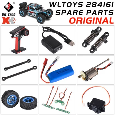 WLtoys XK 1/28 284161 RC Car Servo Steering Rod Shock Absorber Battery Parts - image 1 of 4