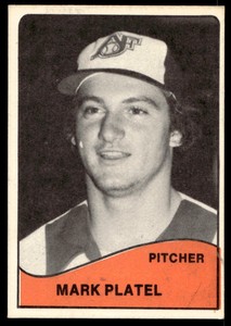 1979 TCMA Appleton Foxes 22 Mark Platel   Appleton Foxes  Baseball Card