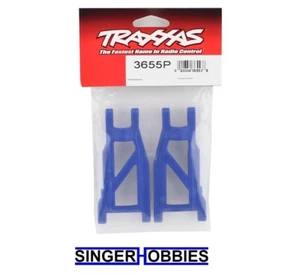 Traxxas 3655P Suspension Arms Front/Rear Left/Right (2) Heavy Duty Blue TRA1 - Picture 1 of 2