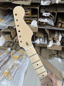Mástil de guitarra eléctrica de 21 trastes diapasón de arce nitro para Fender Strarocaster 8 mm - Imagen 1 de 6