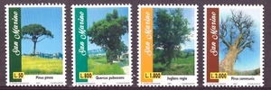 1997 Monumentalbäume 4 Werte Neu MNH San Marino Katalog 1566-9 - Bild 1 von 1
