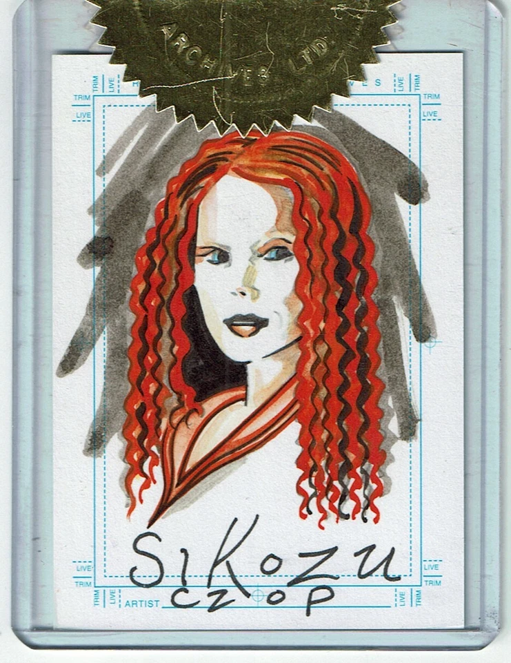 FARSCAPE SEASON FOUR SKETCH CARD OF SIKOZU - Image 1 of 1