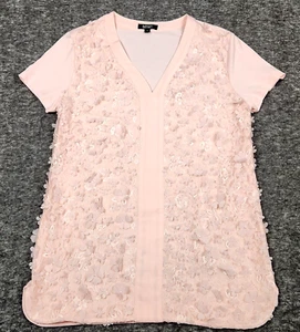 Blusa Badgley Mischka Top Mujer Pequeña Rosa Floral Pastel Casa de Hadas - Imagen 1 de 15