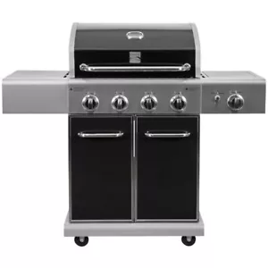 Kenmore Propane Gas Grill with Searing Side Burner, Black - Picture 1 of 2
