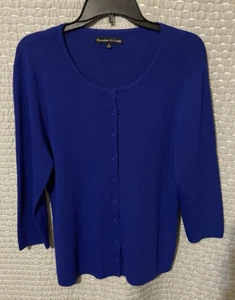 Women’s Preston & York Royal Blue Cardigan- Size M - Picture 1 of 4