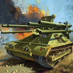 Academy Hobby Modellbausatz - 1/35 U.S.M.C. M50A1 Ontos Panzerabwehr Fahrzeug Figuren - Bild 1 von 6