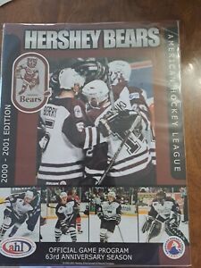 00-01 Hershey Bears Program VS Syracuse Crunch Feb 11, 01 Kelly Fairchild Photo