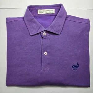Men's XL Holderness & Bourne Maidstone Club Purple Performance Golf Polo Shirt - Picture 1 of 8