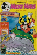 Micky Maus Heft 34/1993 Z2 Non-Barks mit Beilage mit Sammelkarten Don Rosa