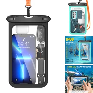 Funda impermeable para teléfono submarino para iPhone 16 15 14 X Samsung S25 S24 S23 - Imagen 1 de 22