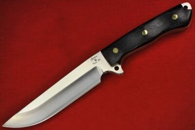 Busse Custom Urban Fudge .325" Deep Hollow Ground INFI Full Purple Heart Wood  Foto 1 de 4